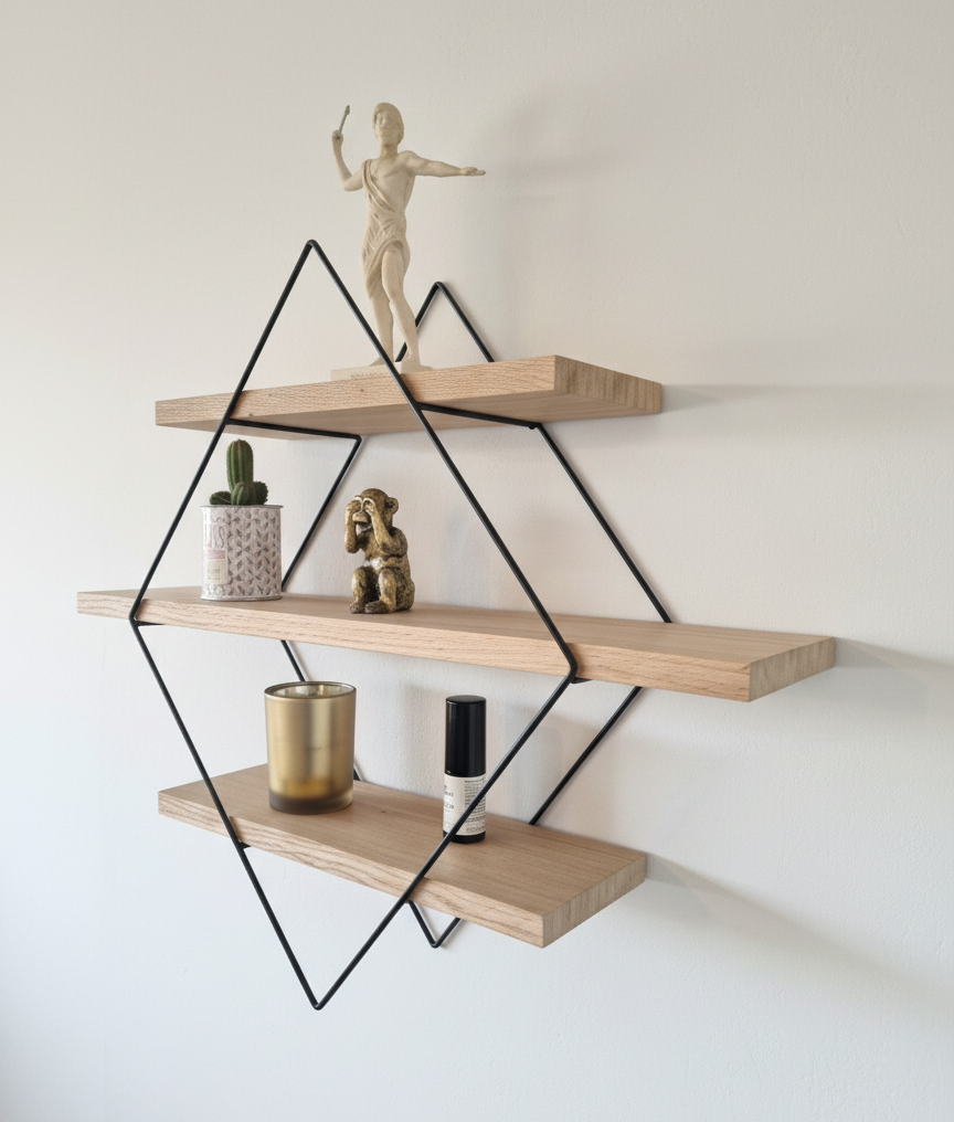 Etagère losange - Modèle Elégance - taille L